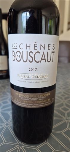 Burdeos Pessac-Léognan Château Bouscaut Les Chênes de Bouscaut 2017