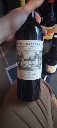 Bordeaux Pessac-Léognan Grand Cru Château Carbonnieux 2018