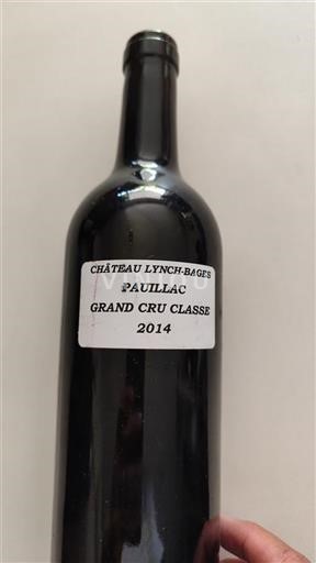Bordeaux Pauillac Grand Cru Château Lynch-Bages 2014