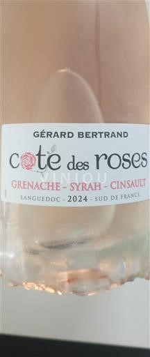 Vin Rosé sec Côte des Roses Gérard Bertrand 2024 France Languedoc AOC