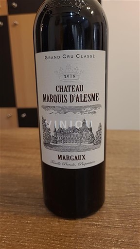 Bordéus Margaux Grand Cru Château Marquis Alesme 2016