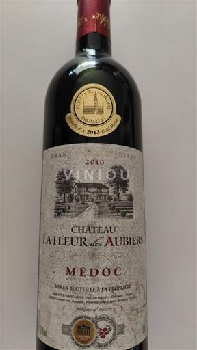 Bordeaux Médoc Château La Fleur des Aubiers 2010
