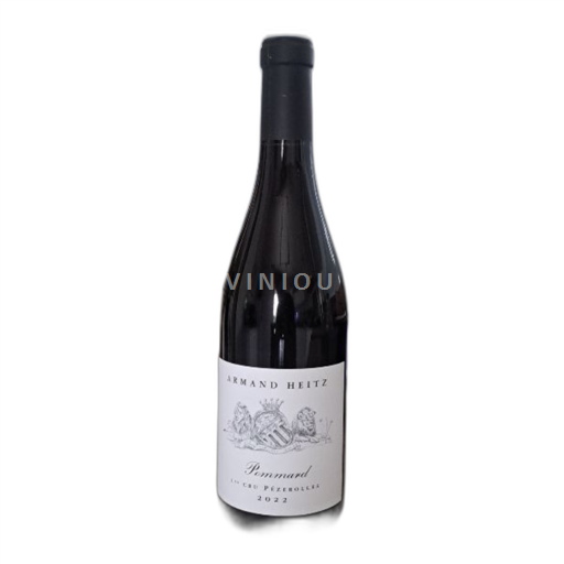 Vin Rouge sec Pézerolles Domaine Armand Heitz 2022 France Bourgogne Pommard AOC Premier Cru