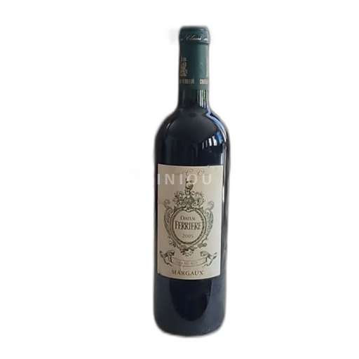 Vin Rouge sec Margaux Château Ferrière 2005 France Bordeaux Margaux AOC