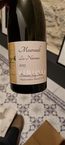 Bourgogne Meursault Domaine Guy Bocard Les Narvaux 2023