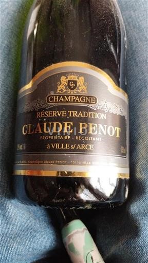 Vin Effervescent Rouge brut Réserve Tradition Claude Penot Non millésimé France Champagne AOC