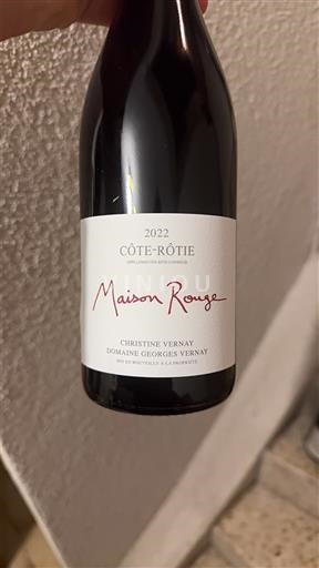 Thung lũng Rhône Côte-rôtie Domaine Georges Vernay Maison Rouge 2022