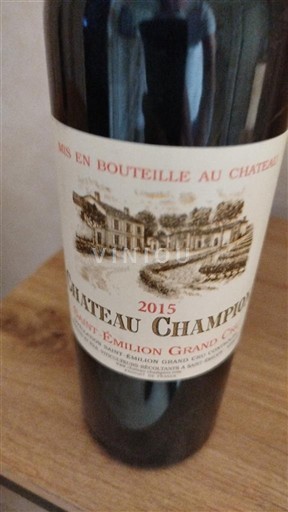 Bordo Сент-Емилион Гранд Кру Grand Cru Château Champion 2015