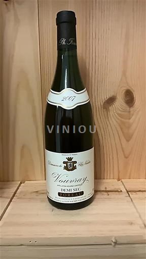 Loire Valley Vouvray Domaine Clos Naudin Foreau 2007