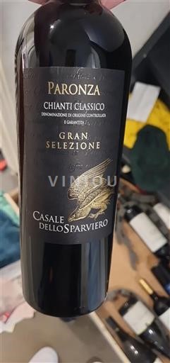 Toscana Chianti Classico Gran Selezione Casale dello Sparviero Paronza 2019