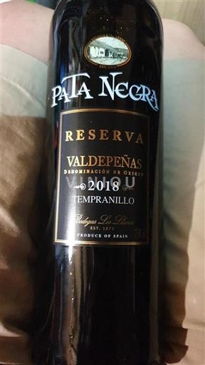 Castilla-La Mancha Valdepeñas Bodegas Los Llanos Pata Negra Reserva 2018