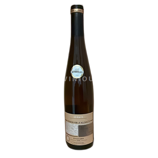 Alsace Pinot grigio Cave de Turckheim Terroir d'Alsace, marnes et calcaires 2020
