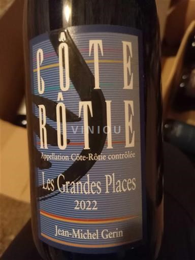 Vallée du Rhône Côte-rôtie Jean Michel Gerin Les Grandes Places 2022