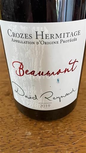 Rona dolina Crozes-hermitage David Reynaud Beaumont 2019