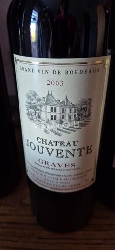 Bordéus Graves Château Jouvente 2003
