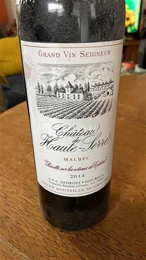 Sudoeste Cahors Château Haute-Serre 2014