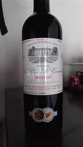 Bordeaux Médoc Château La Rose St Germain 2018