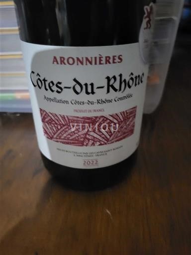 Vallée du Rhône Côtes-du-rhône Aronnières 2022