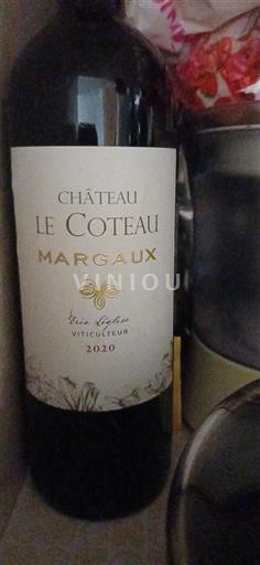 Bordeaux Margaux Grand Cru Château Le Coteau 2020