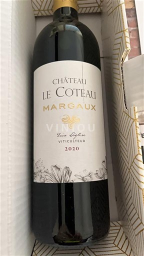Bordeaux Margaux Grand Cru Château Le Coteau 2020