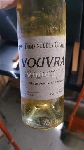 Loiredalen Vouvray Domaine La Gaverie 2000