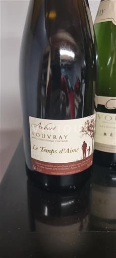 Loiredalen Vouvray Aubert Le Temps d'Aimé Icke årgångsbetecknad