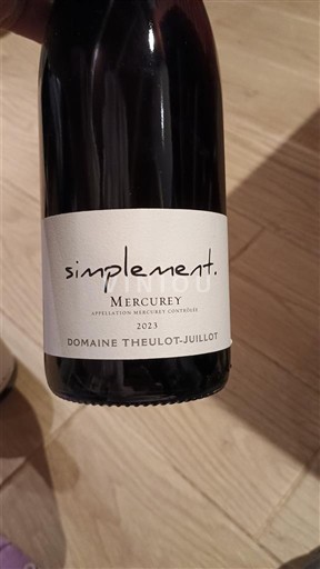 Borgogna Mercurey Domaine Theulot-Juillot Simplement 2023