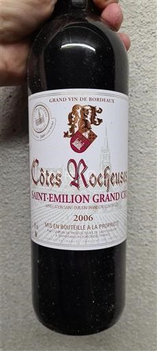 Burdeos Saint-Émilion Gran Cru Grand Cru Côtes Rocheuses 2006