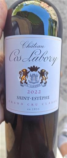 Bordeaux Saint-Estèphe Grand Cru Château Cos Labory 2022