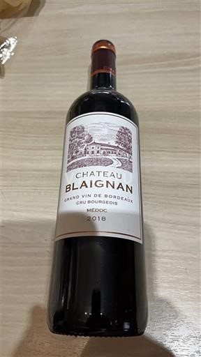 Burdeos Médoc Cru Bourgeois Château Blaignan 2018