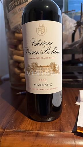 Bordeaux Margaux Grand Cru Château Prieuré-Lichine 2022