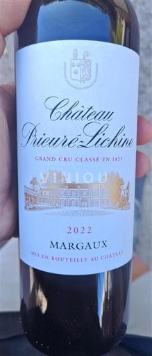 Bordeaux Margaux Grand Cru Château Prieuré-Lichine 2022