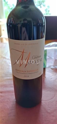 Bordéus Bordeaux Superior Château Messaya 2016