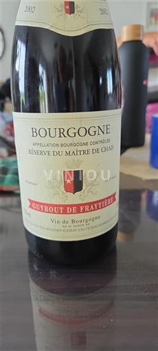 Burgundsko Guybout de Fraytière Réserve du Maître de Chais 2002