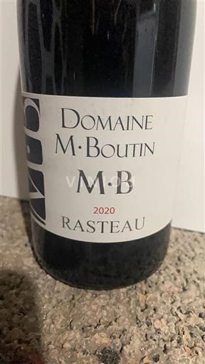 Rona dolina Rasteau Domaine M. Boutin M.B 2020