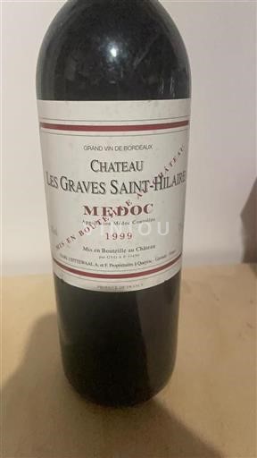 Bordeaux Médoc Château Les Graves Saint-Hilaire 1999