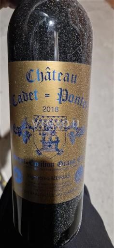 Bordeaux Saint-Émilion Grand Cru Grand Cru Château Cadet-Pontet 2018