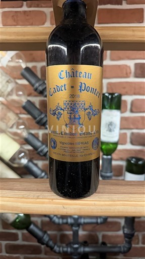 Bordo Сент-Емилион Гранд Кру Grand Cru Château Cadet-Pontet 2018