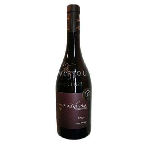 Vin Rouge sec Vieilles Vignes Syrah Beauvignac 2023 France Languedoc et Roussillon Côtes de Thau IGP