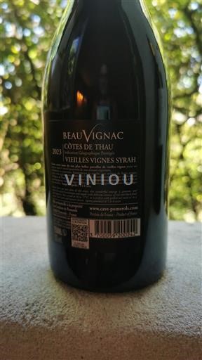 Languedoc-Roussillon Côtes de Thau Beauvignac Vieilles Vignes Syrah 2023