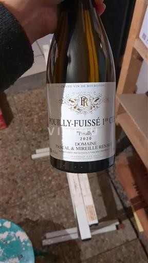 Bourgogne Pouilly-fuissé Premier Cru Domaine Pascal & Mireille Renaud Pouilly 2020