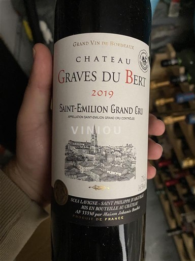 Bordeaux Saint-Émilion Grand Cru Grand Cru Château Graves du Bert 2019