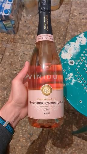 Champaña Champán Gauthier-Christophe Rosé Sin añada