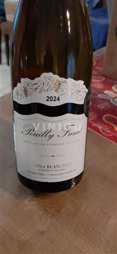 Údolí Loiry Pouilly-fumé Gilles Blanchet 2024