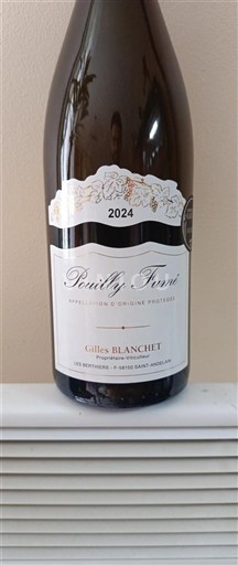 Loire-dalen Pouilly-fumé Gilles Blanchet 2024