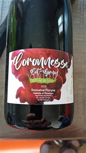 Dolina Loare Domaine Florysa Coronnesse Cot-Gamay 2020