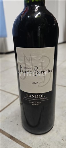 Provence Bandol Domaine Marie Berenice 2022