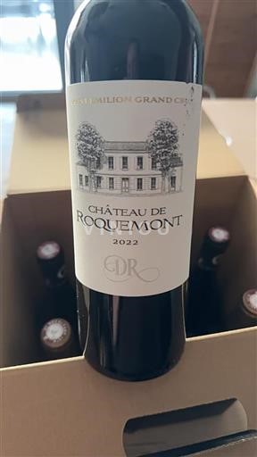 Vin Rouge sec Château Roquemont 2022 France Bordeaux Saint-Émilion Grand Cru AOC Grand Cru