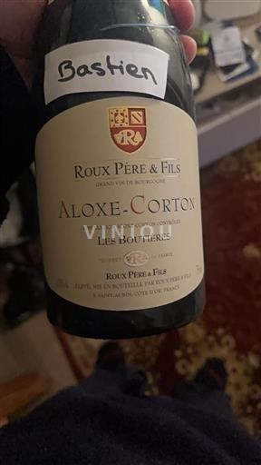 Borgogna Aloxe-Corton Roux Père & Fils Les Boutières Senza annata