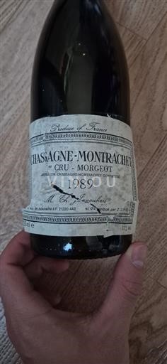Bourgogne Chassagne-Montrachet Premier Cru M. Ch. Jouvoheur Morgeot 1989